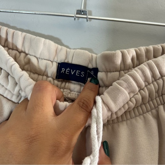Reves Beige Nude Sweatpants - Picture 4 of 9